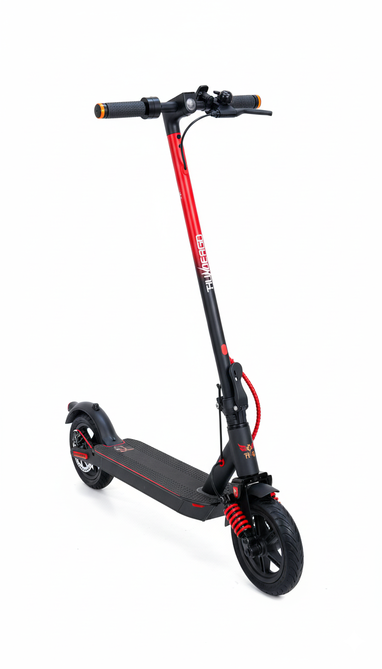 A12 electric scooter with durable frame and long-range battery for daily city travel.