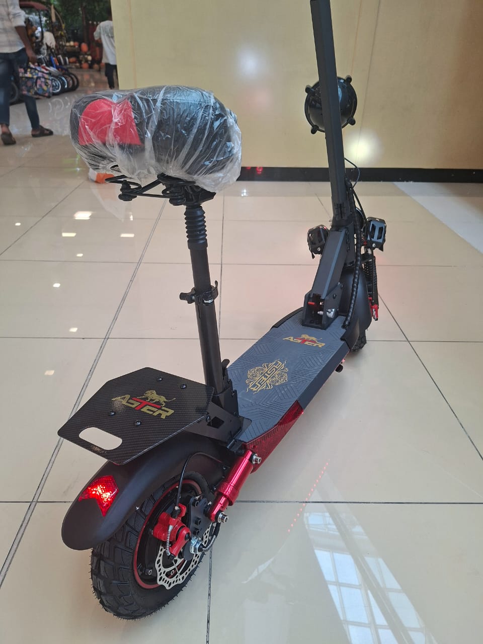 Aster A13 Pro electric scooter with strong motor, durable frame and long-range battery for daily use.