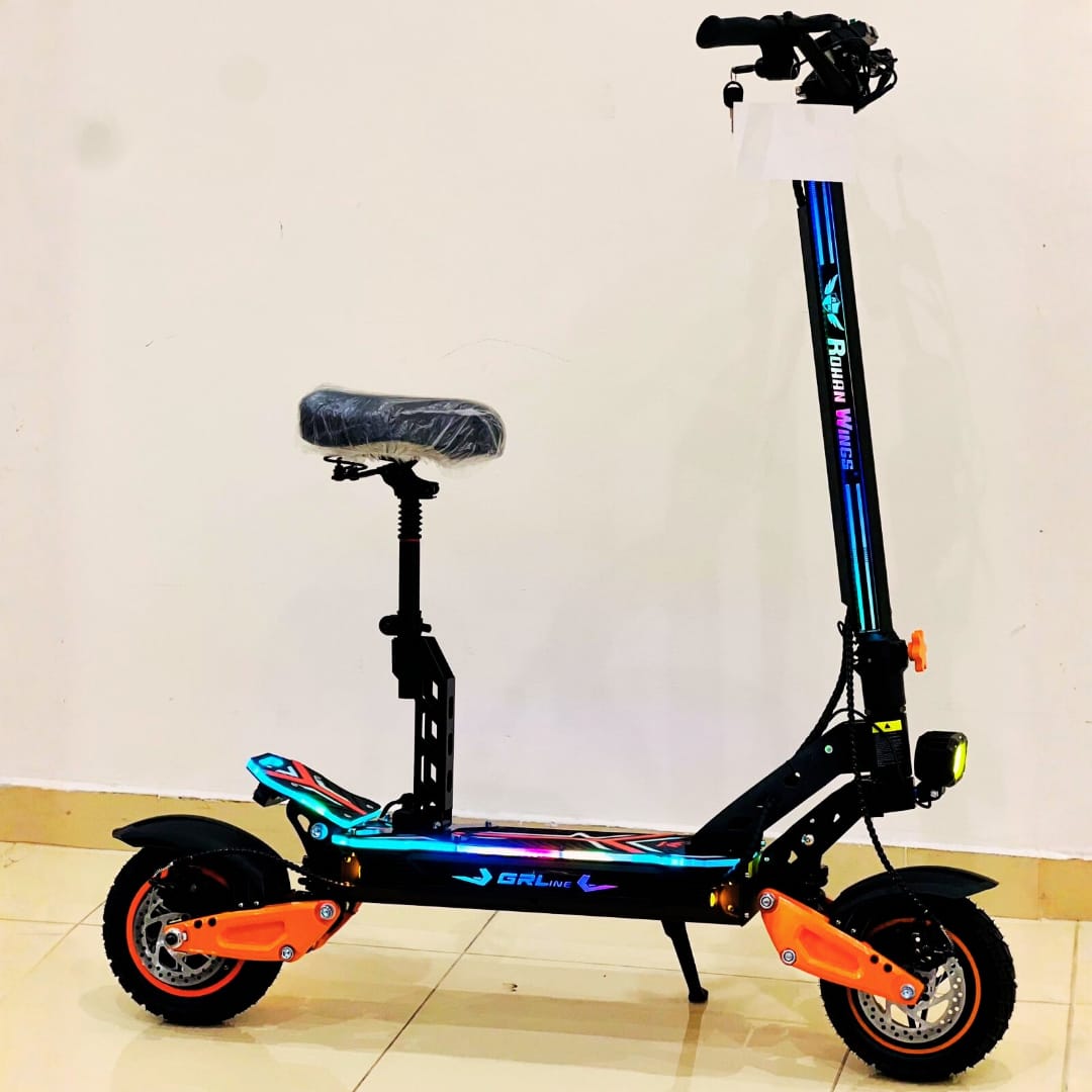 Rohan Wings GRL 5 electric scooter with long-range battery and smooth ride.