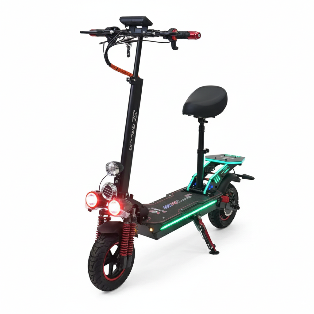 GRL S2A Rohan Wings Electric Scooter – Best Electric Scooter for Adults, Powerful and Smooth Ride