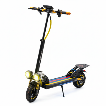 Rohan Wings KT4B electric scooter with a sleek design for efficient city commuting.