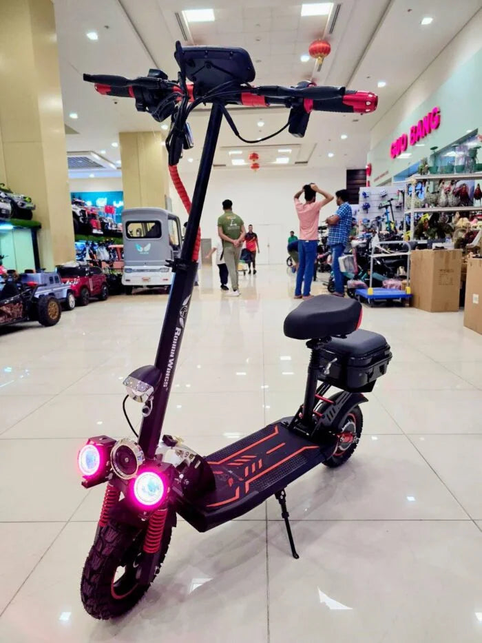 KT 5D Fast Speed electric scooter with LED display and solid tires