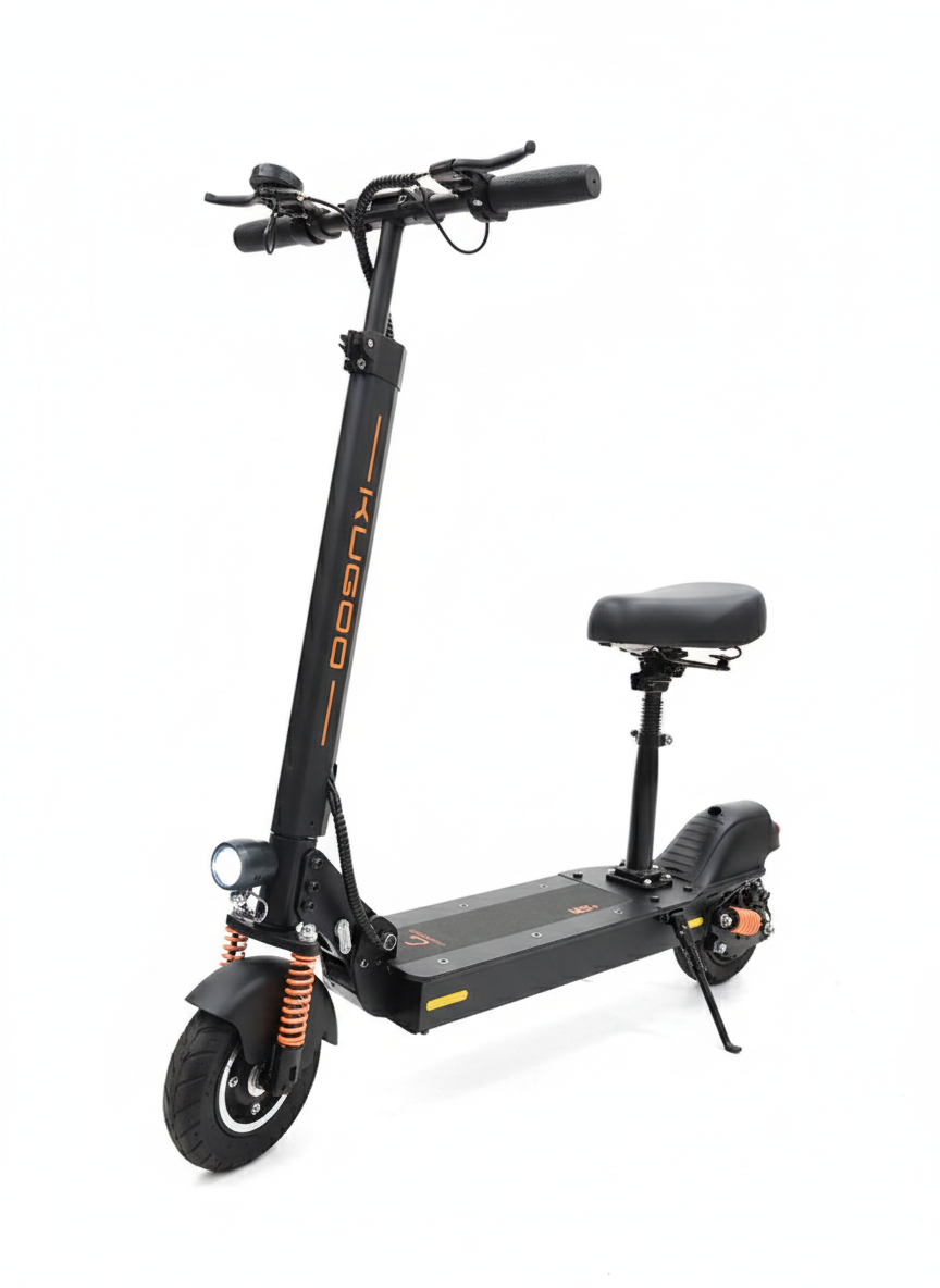 Kugoo D1 M2+ electric scooter, electric scotty, electric bicycle, escooter, perfect for adults with strong motor, durable frame, and comfortable city commuting.