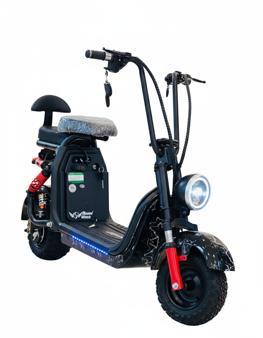 M4 Mini Harley electric scooter, electric scotty, electric bicycle, escooter, ideal for adults with durable frame, powerful motor, and comfortable ride.