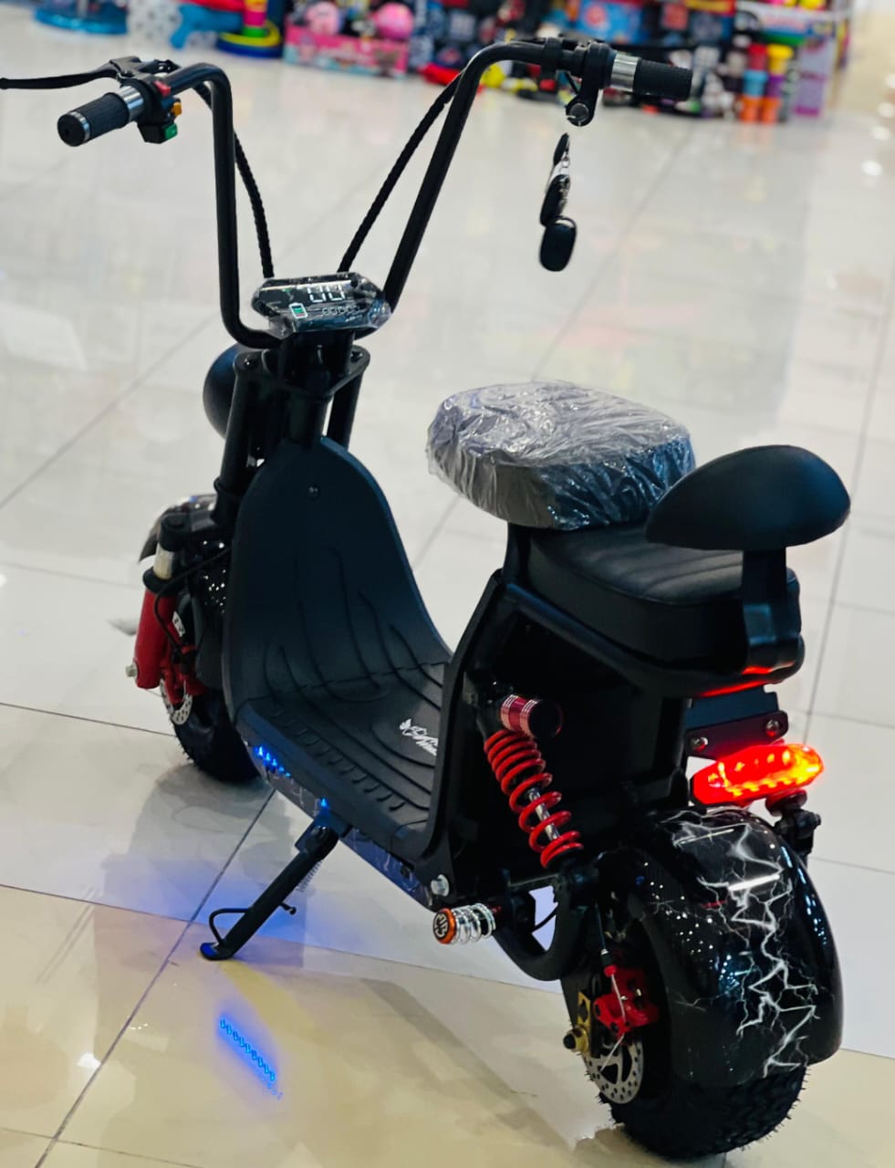 M4 Mini Harley electric scooter, electric scotty, electric bicycle, escooter, ideal for adults with durable frame, powerful motor, and comfortable ride.
