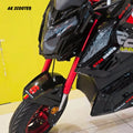 Moto Sport Speed X e-motorcycle with LED lights and strong frame