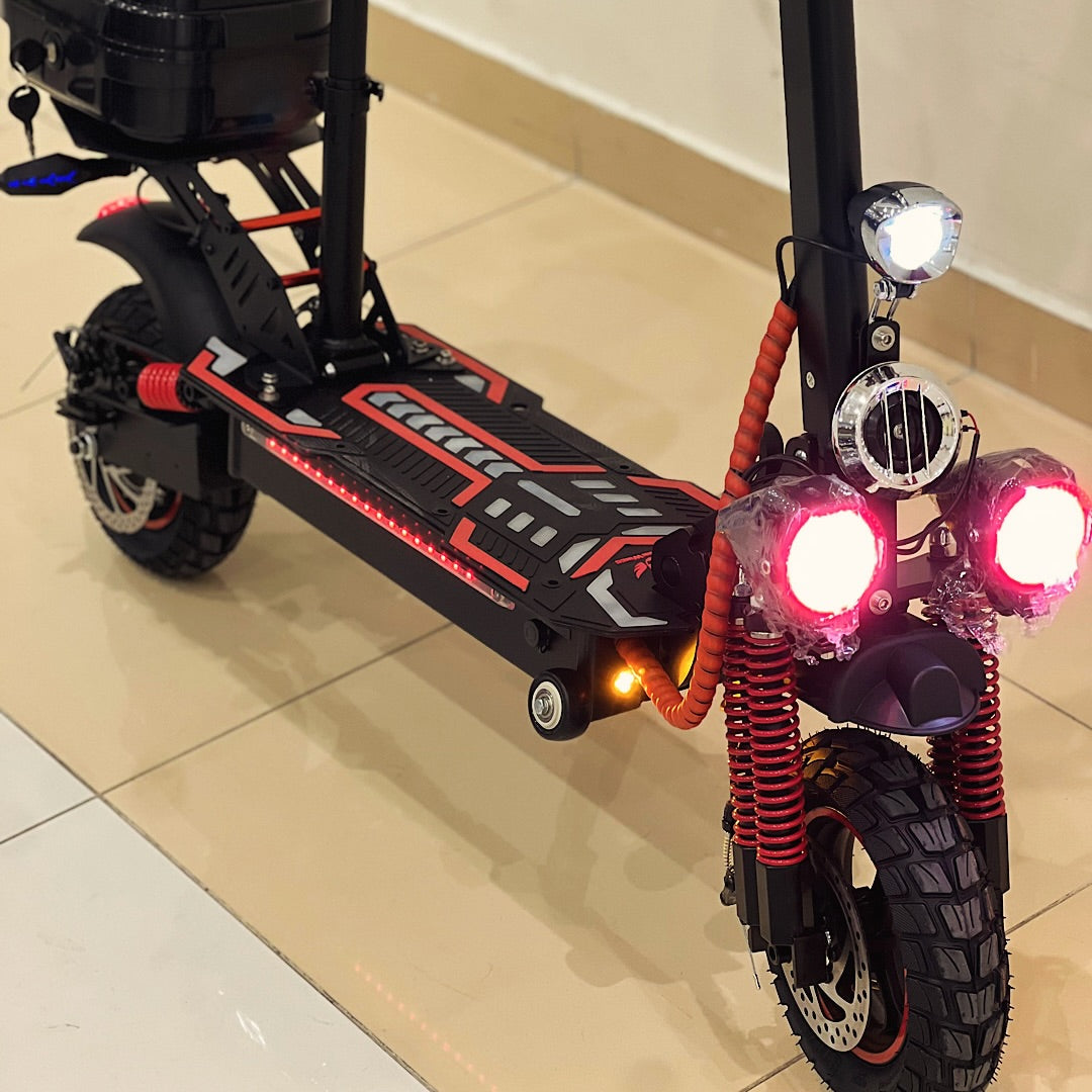 scooter with back box