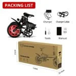 Wind Horse C19 Foldable E-Bike – Stylish Design, Comfortable Seat, Smooth Ride