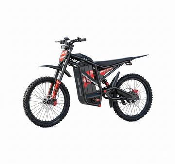 Y1 electric dirt bike with a rugged frame designed for off-road riding.