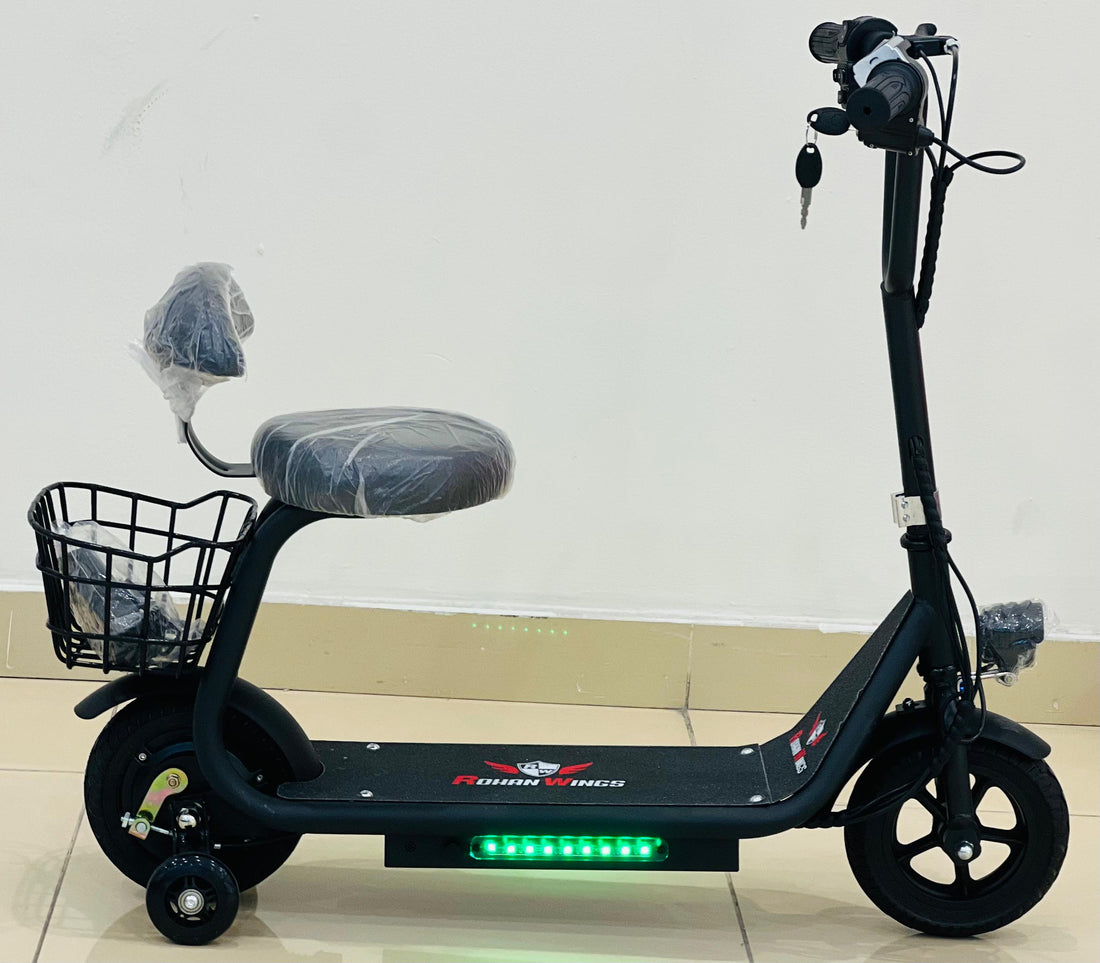 HM-1 mini electric scooter with a compact, lightweight design ideal for urban commuting.