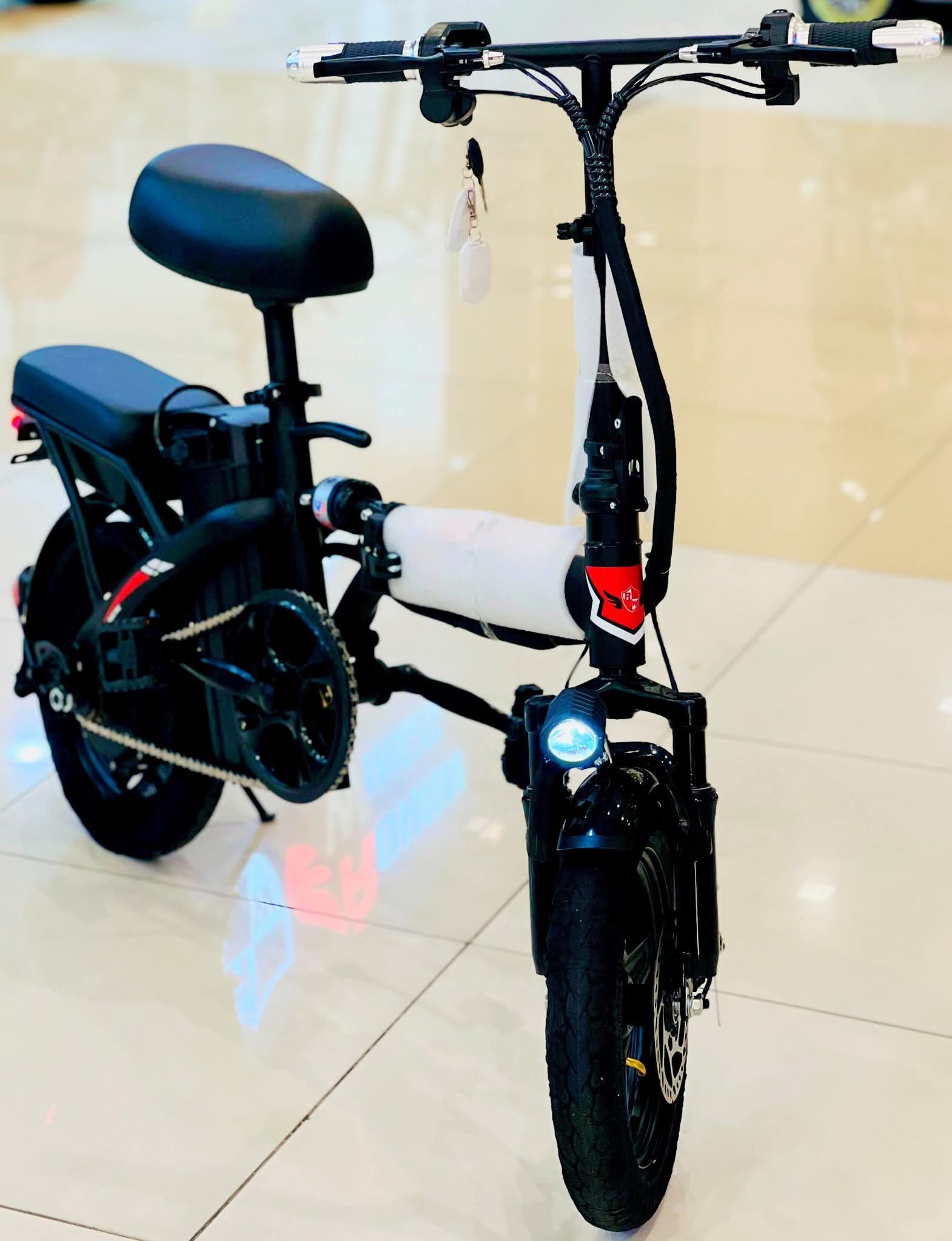 Folding electric bike with sturdy build, long-range battery and reliable daily ride performance.